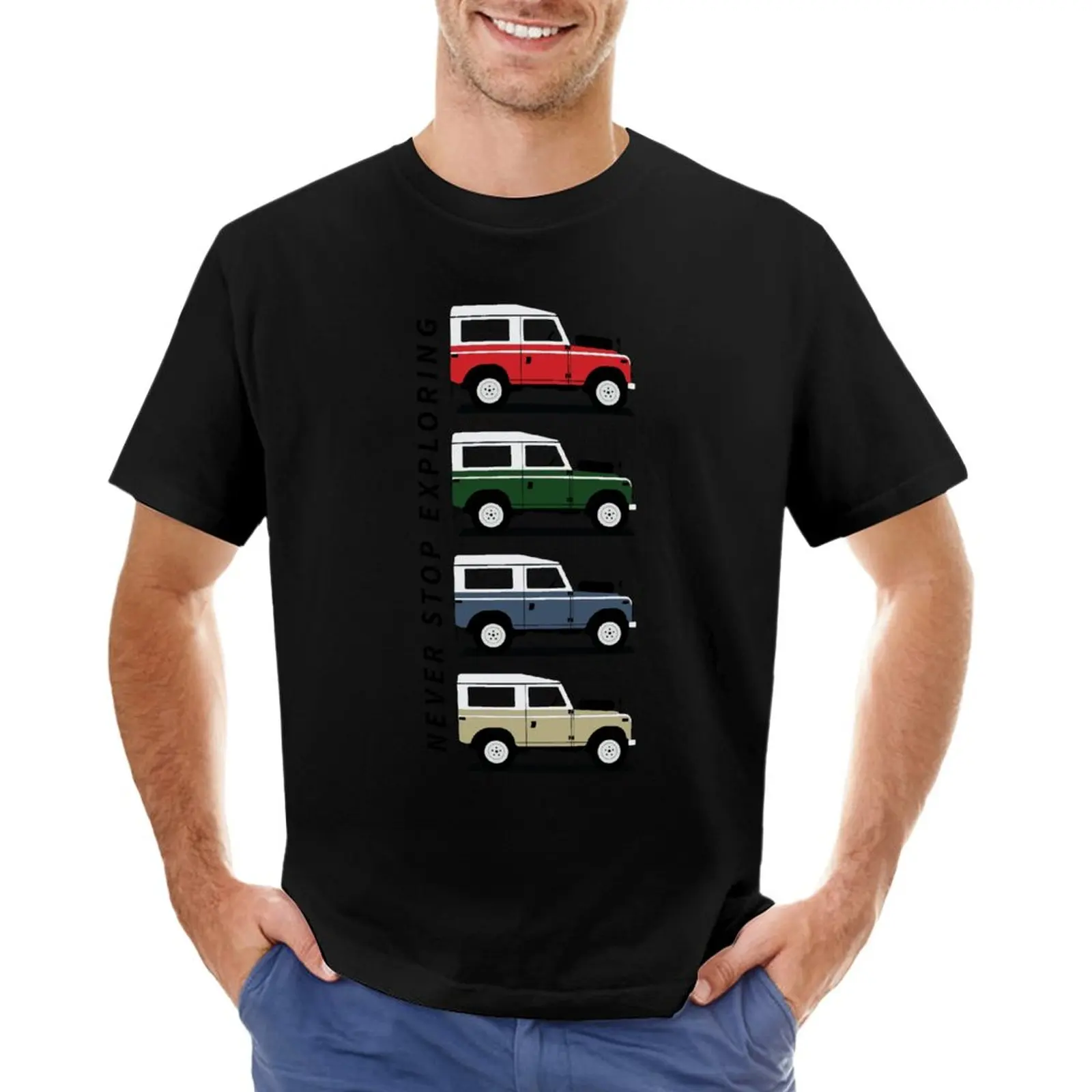 

land rover series T-Shirt kawaii clothes mens t shirts