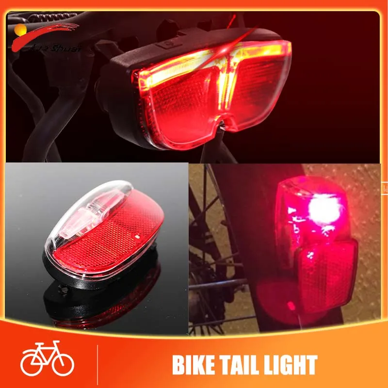 Jueshuai Red Rear Rack Light For Bicycle Led Bike Lamp Cycling Tail