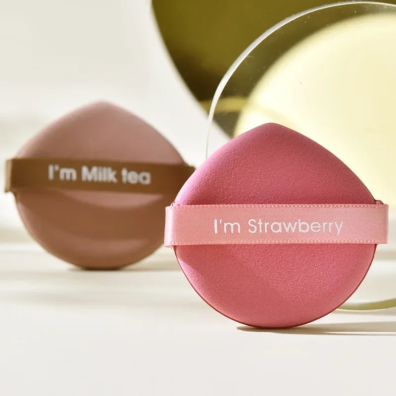 

7PCS Strawberry Cosmetic Puff Set Double Side Women Soft Makeup Sponge Soft Beauty Double Side Wet Dry Use Make Up Tools