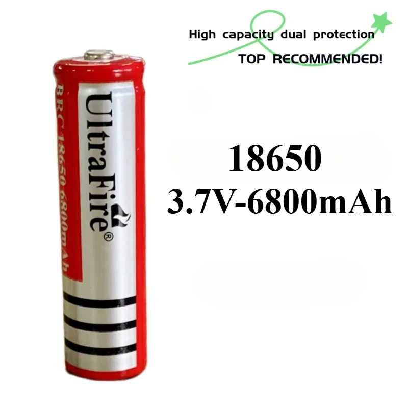 Lot de 10 Piles 18650 3,7V Rechargeables pour RC