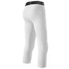 Men's Compression Pants Tights Shorts Running Gym Sport Fitness Quick Dry Fit Leggings Workout White Black Basketball Leggings 3