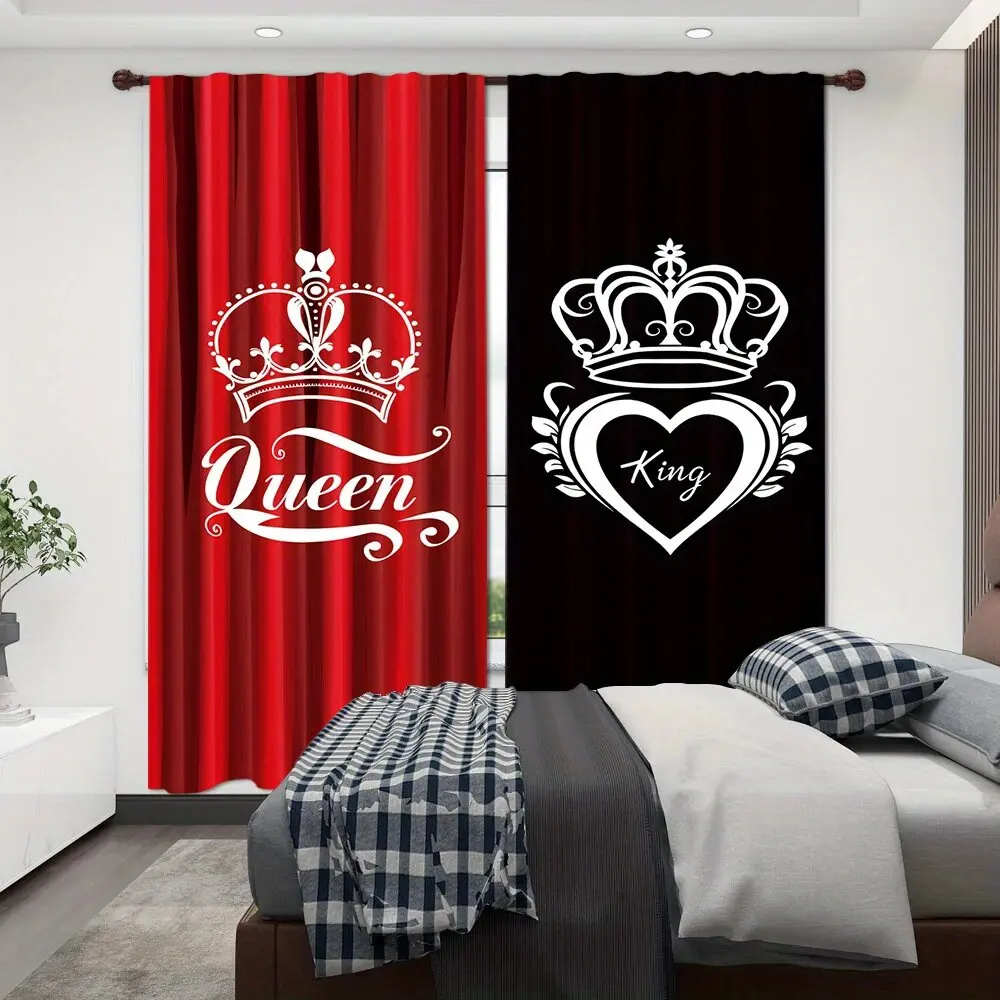 Red and Black Bedroom Curtain: Real-World Performance, Style, and  Installation Insights, image size:1000x1000