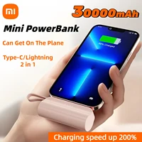 Xiaomi 30000mAh Mini Power Bank Large Capacity Portable Pocket Power Bank Fast Charging For iPhone Huawei Samsung 2025 New 2