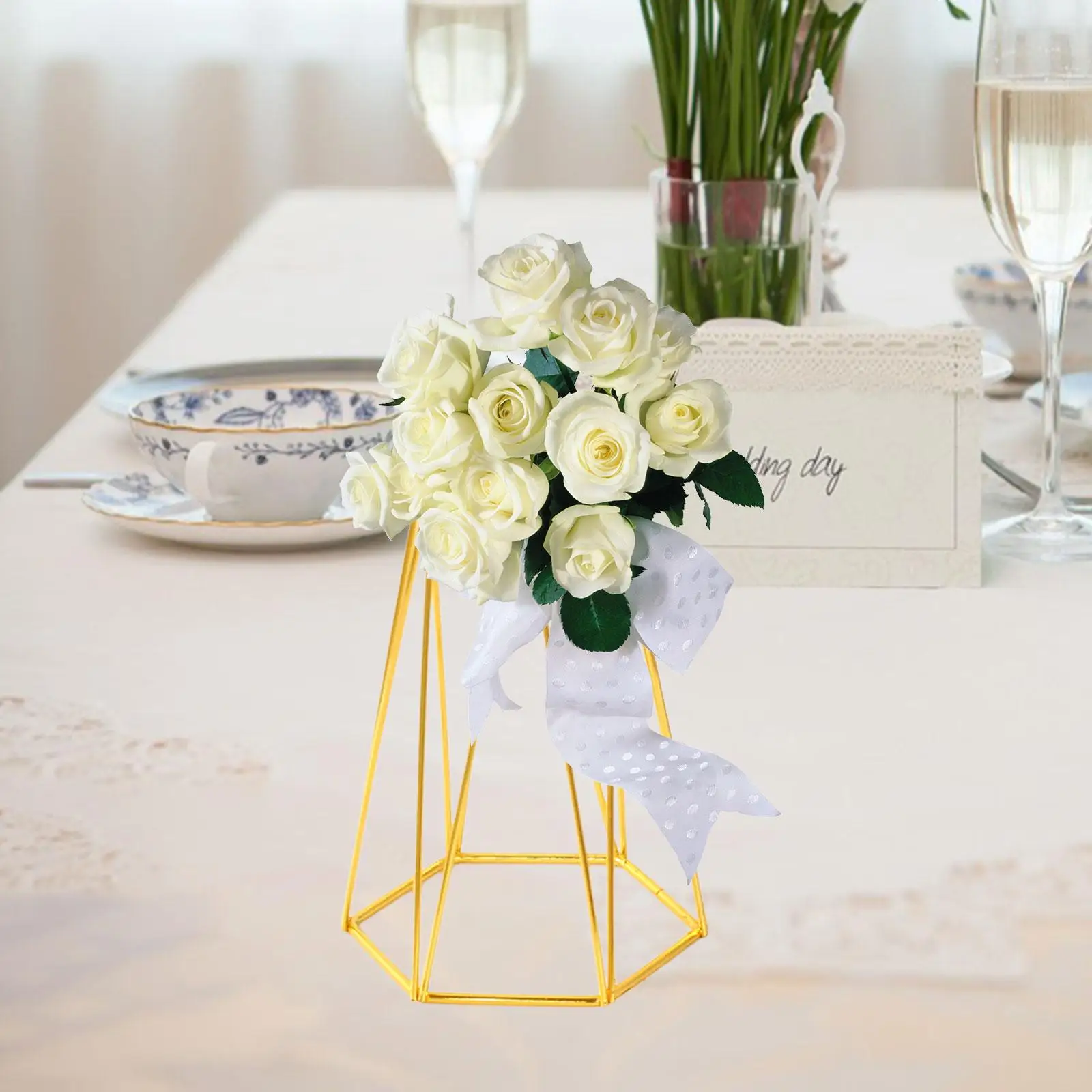 Wedding Flower Stand Geometric Display Stands Flower Floor Holders for Anniversary Reception Engagement Celebration Decoration Wedding Flower Stand Geometric Display Stands Flower Floor Holders for Anniversary Reception Engagement Celebration Decoration
