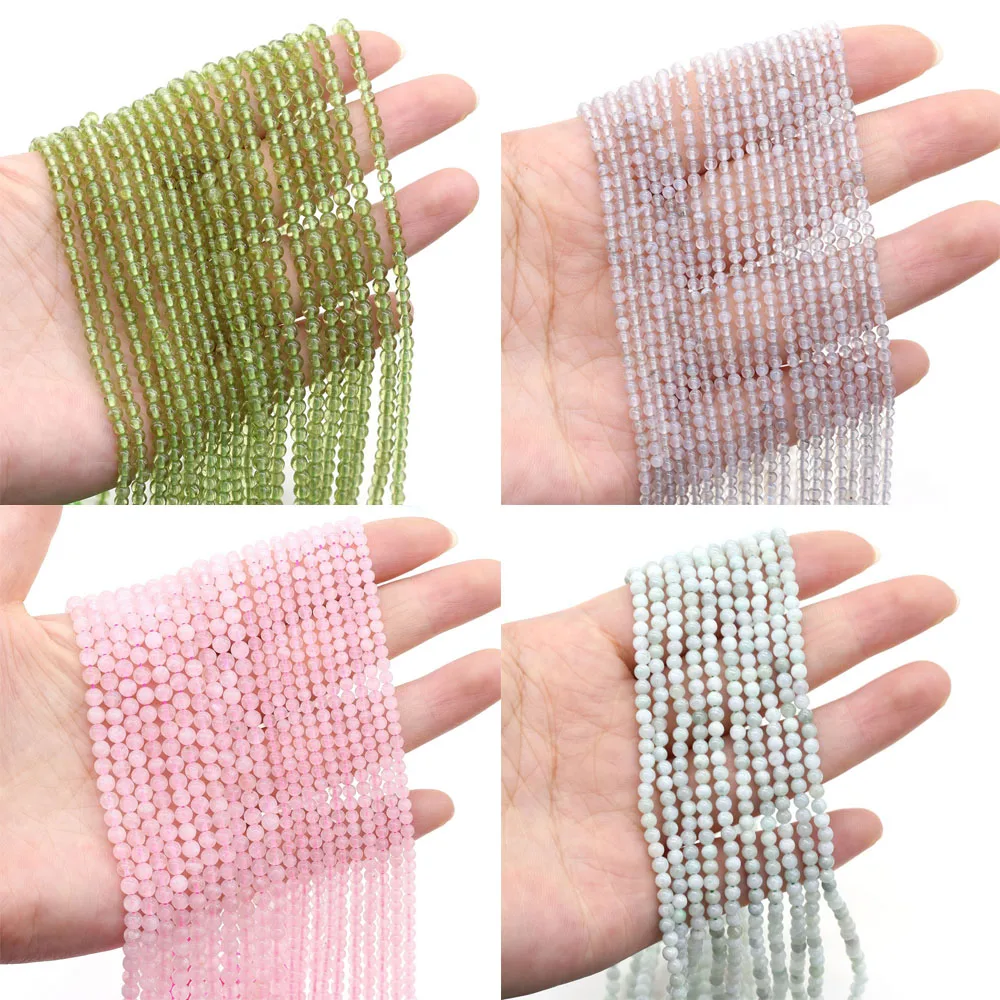 

Natural Stone Agates Bead Aventurine Loose Beads for Jewelry Making DIY Necklace Bracelet Earrings Accessories 2mm 3mm 4mm