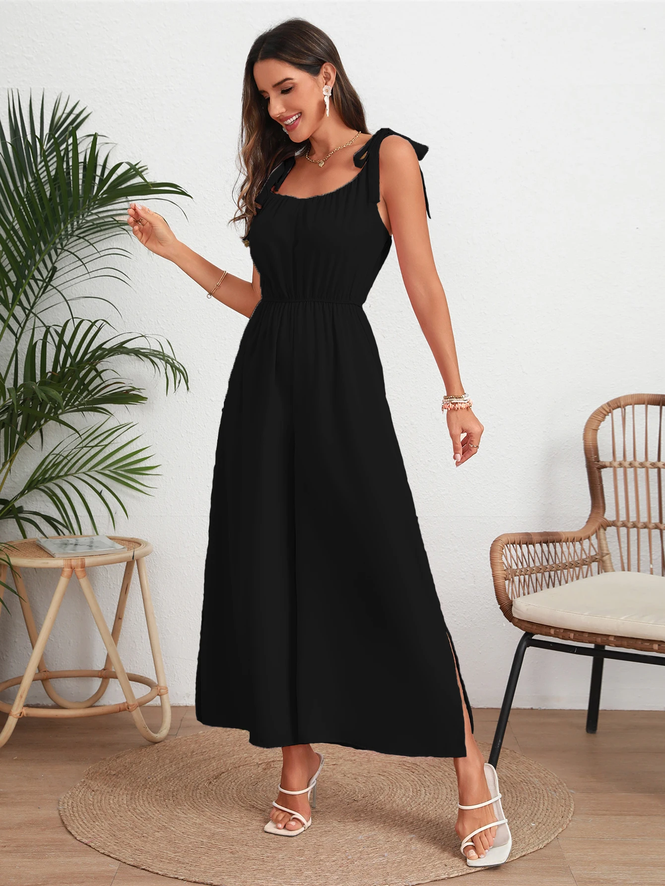 4891-7d3db3.jpg High Waist Jumpsuit (Loose Fit)