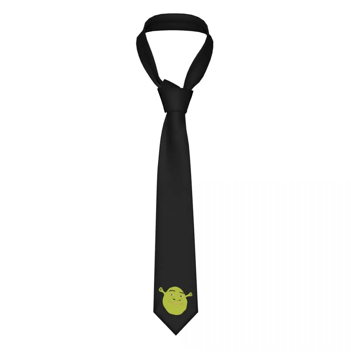 

Face Tie Shrek Ties 3D Printed Cravat Street Necktie Shirt Accessories