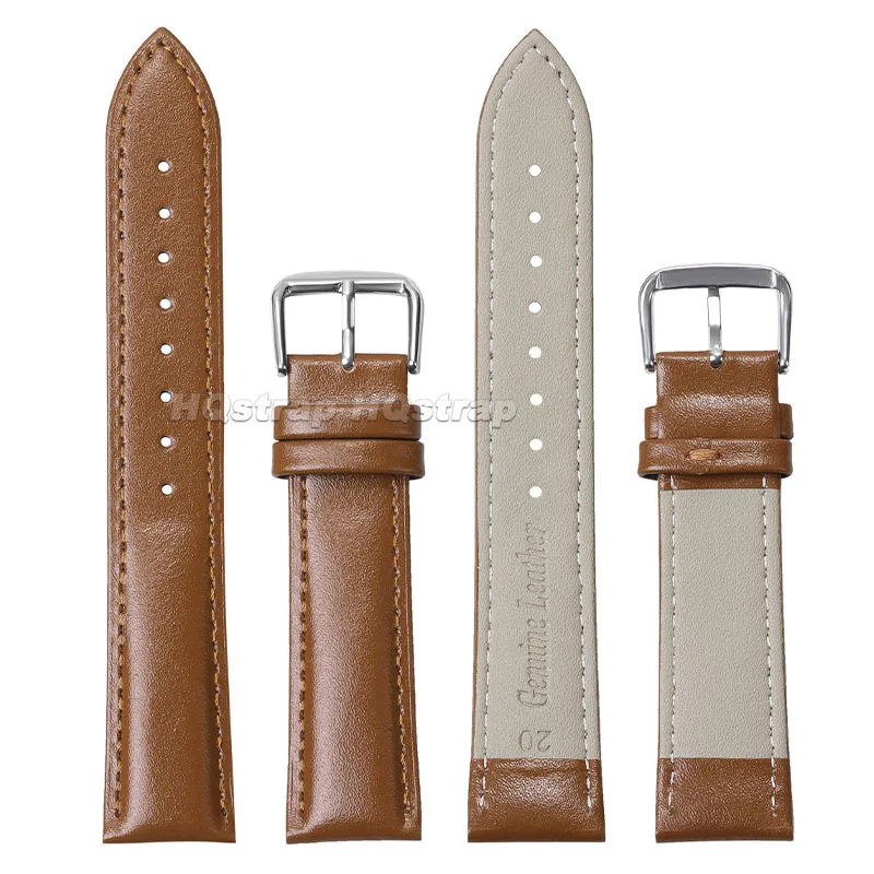 Premium Calfskin Leather Watch Strap - Soft, Comfortable, and Stylish Wristband