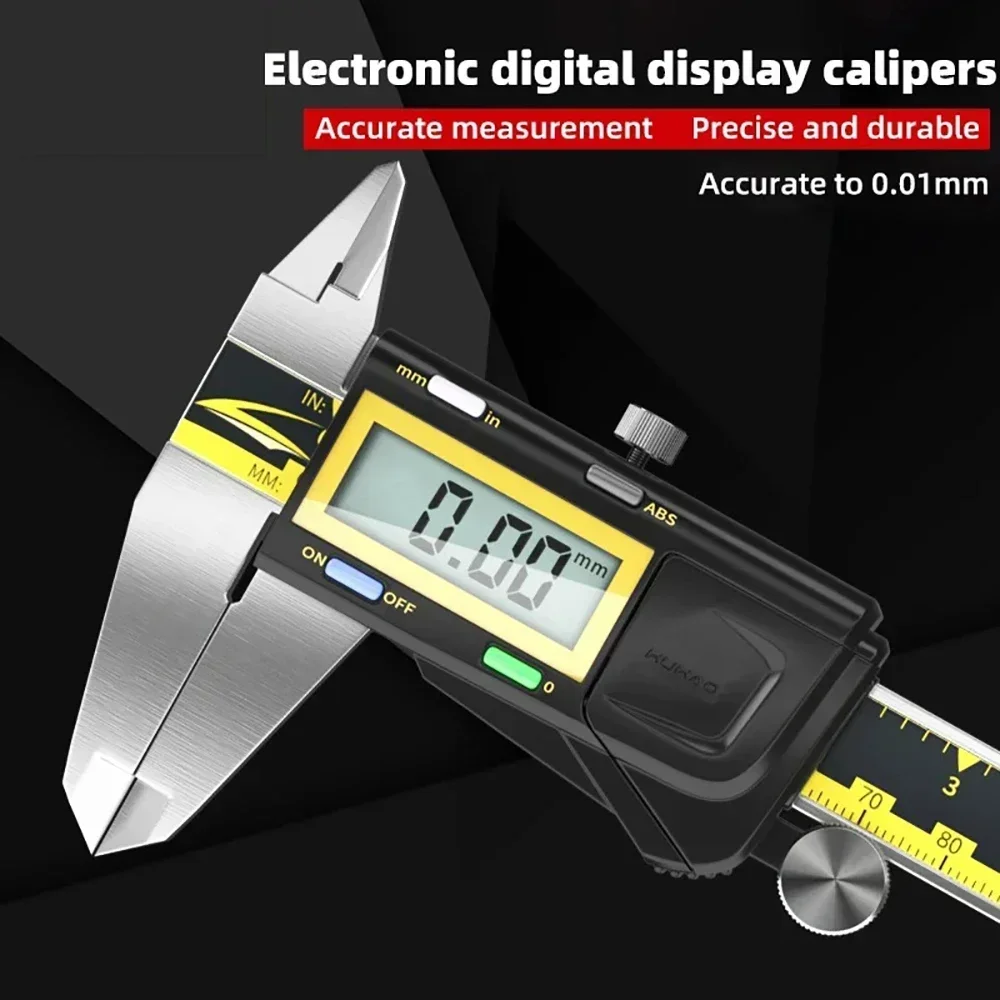 

CNC Calipers Digital Vernier Caliper 150MM Accuracy 0.01MM LCD Electronic Caliper Measuring Stainless Steel Measuring Tools