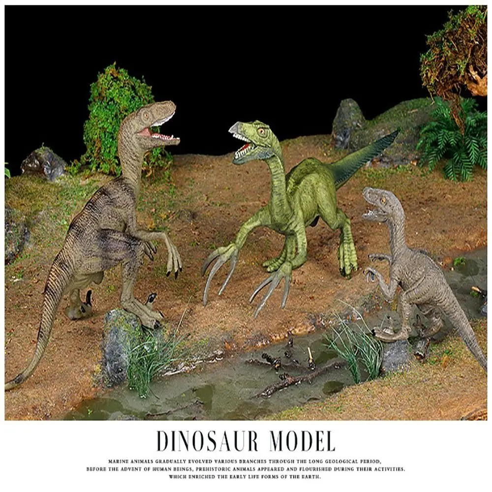Boutique Model Multiple Sizes Dinosaur Model Realistic Educational Jurassic Dinosaur Rubber Tyrannosaurus Scene Decoration