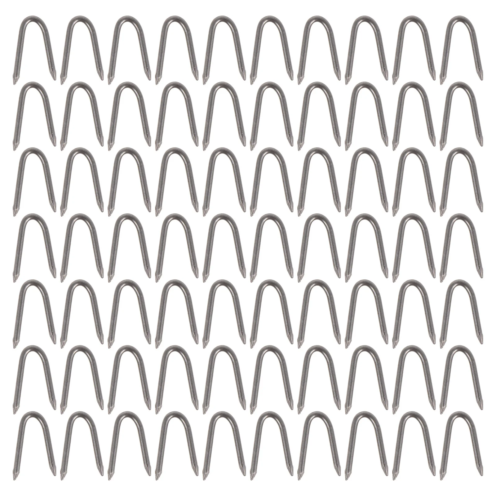 

70pcs Iron Garden Pile U-Shaped Nails Fixing Turf Tool for Fixing Fencing