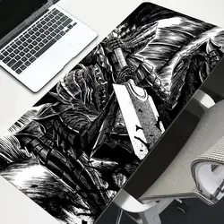 Large Gaming Mouse Pad with Berserk Anime Design - 900x400mm XXL Desk Mat - 600x300x2mm (BLACK-11)