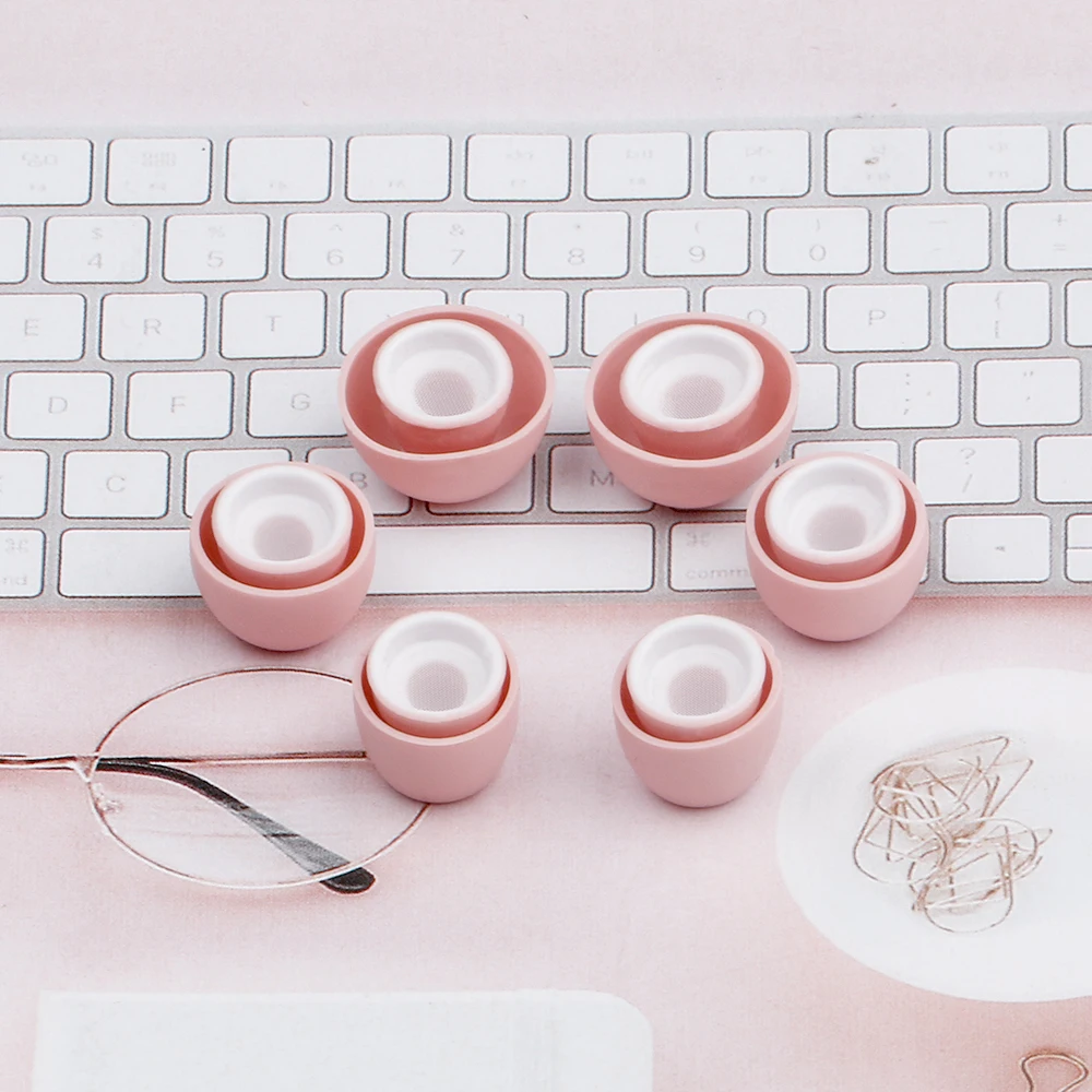 3 Pairs Ear Tips for Airpods Pro Noise Reduction Silicone Earbuds Ear