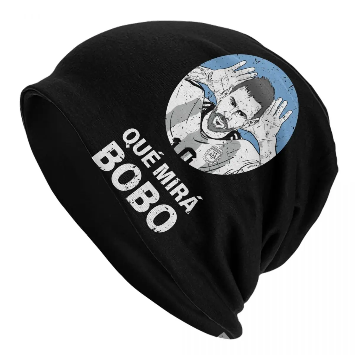 

Шляпа Que Miras Bobo с вирусным мемом, шапочки для улицы, облегающие шапки, шапки, Забавный мем, Аргентина, мессиус для мужчин и женщин, теплая шапка двойного назначения
