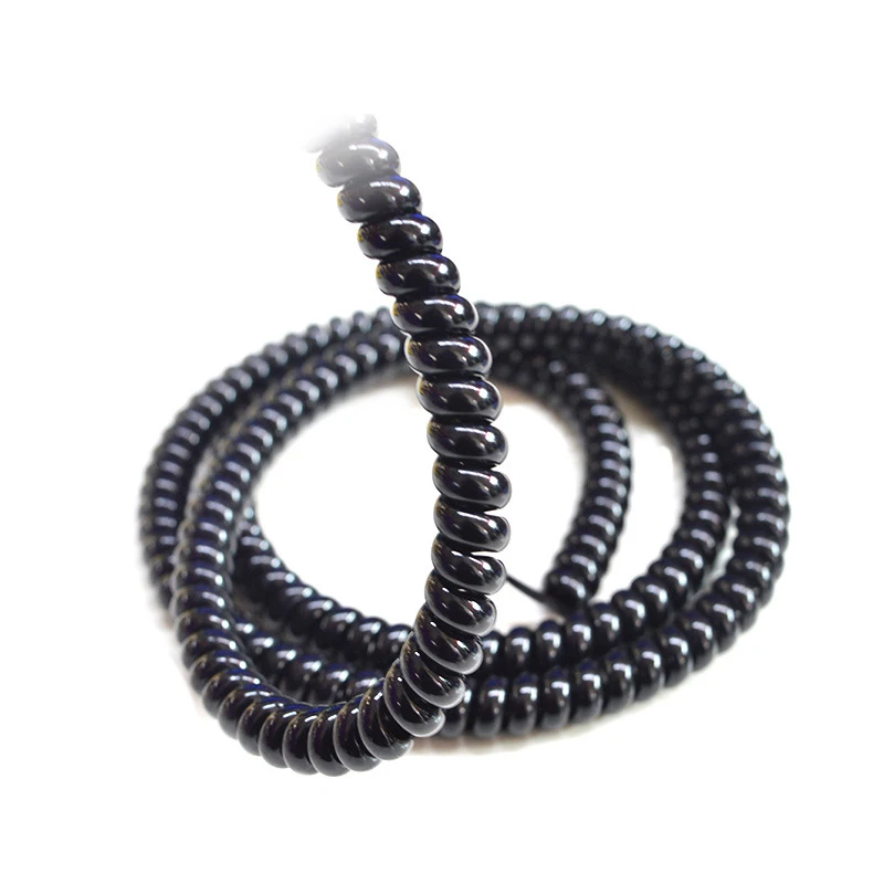 

1pc 90cm Black TPU Winding Protection Wire Cable Spiral Winder Organizer For Electric Sc TUP Plastic New