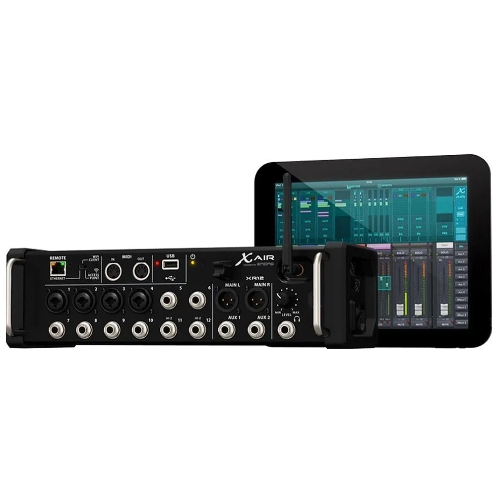 XR18 Tablet-controled Digital Audio Mixer, Professional DJ Mixer Console With DSP For Audio System Line Array Speaker