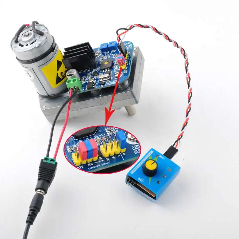 RC servo ASMC-04B 180kg.cm High Power High Torque 12V-24V Large Robotic Manipulator Servo Motor for RC Car Quadcopter Boat