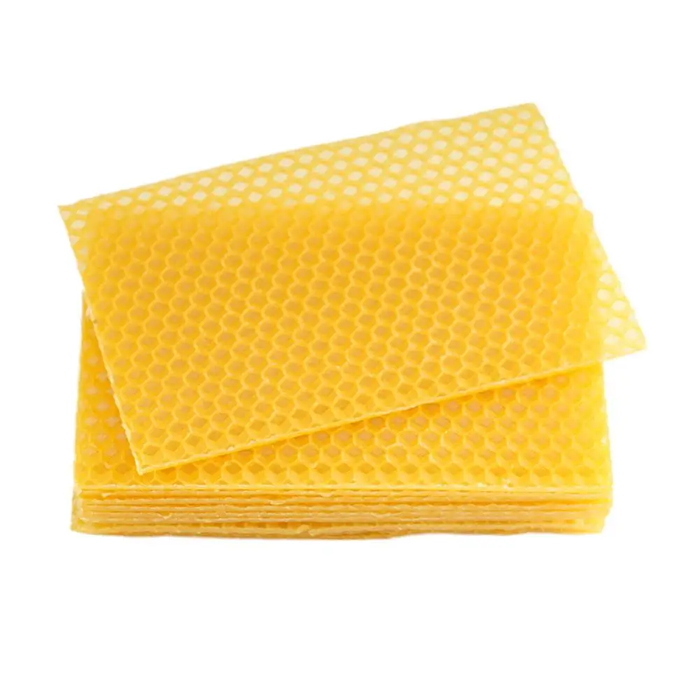 10pcs Beeswax Sheets Candle Making Craft DIY Kit Beehoney Candle Maker Full  Bees