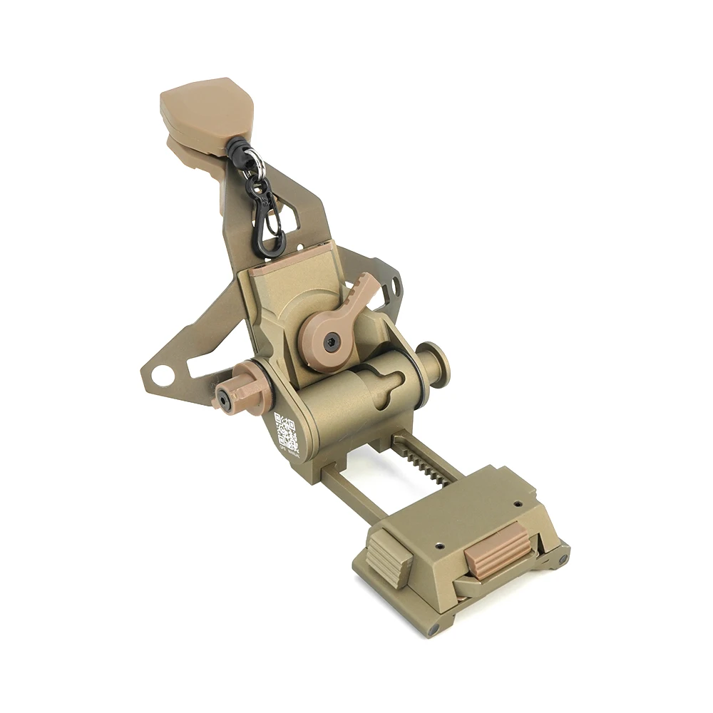 전술 L4G30 NVG 마운트, 3 홀 브래킷, 랜야드, 헬멧 NVG 사냥 액세서리, 금속 소재