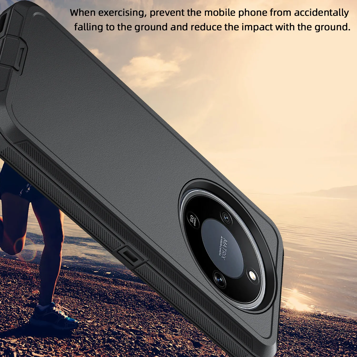 Enhanced Heavy Duty 3-Layer Shockproof Protection Case with Hybrid Defender Ott Armor