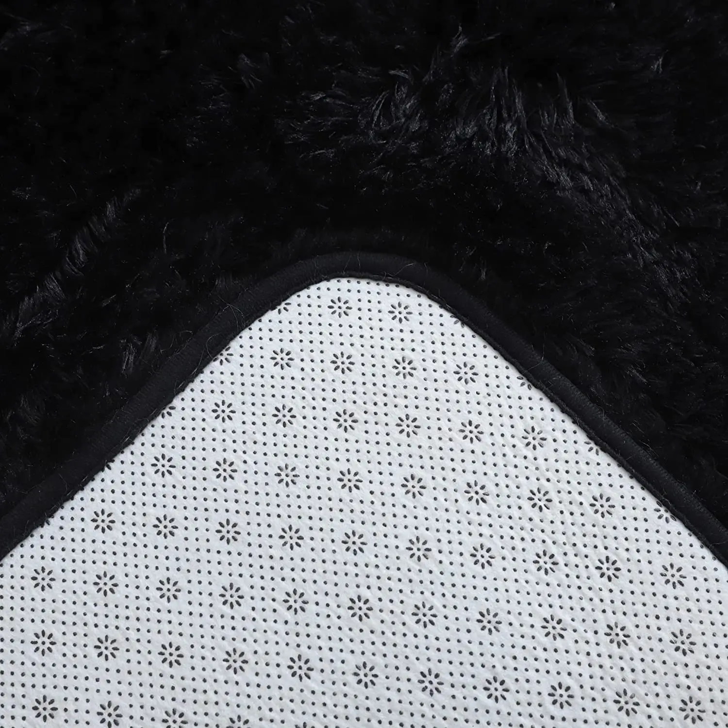 Black Area Rugs for Bedroom Plush Furry Shag Rug Indoor Modern Plush Area Rugs for Living Room Home Decor Floor Carpet Shag