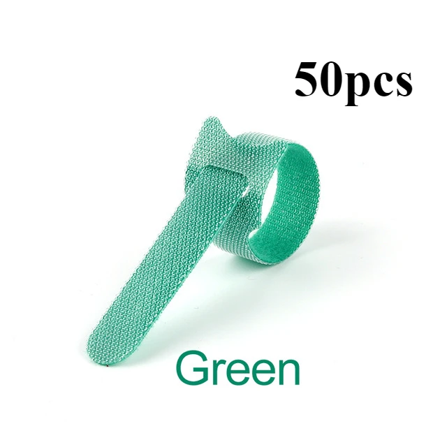 Wisdompro Fascette Cavi Riutilizzabili Colorate - 50 Pezzi, 20 Cm, 5 Colori, Organizza Cavi - 2