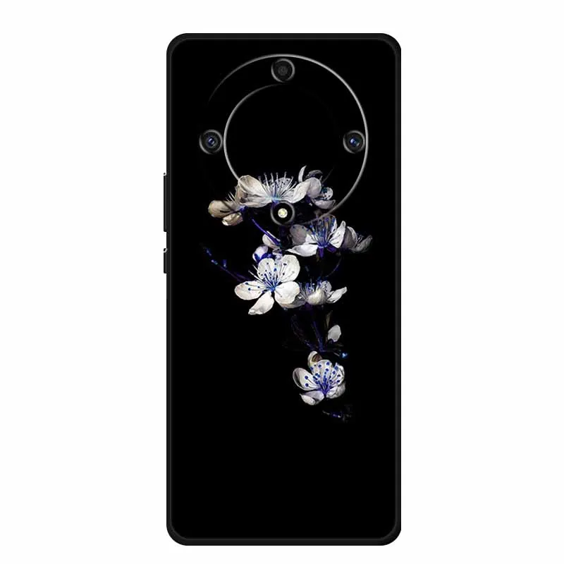 Stylish Painted Soft Silicone Back Cover for Honor X9a – Protective and Popular Coque