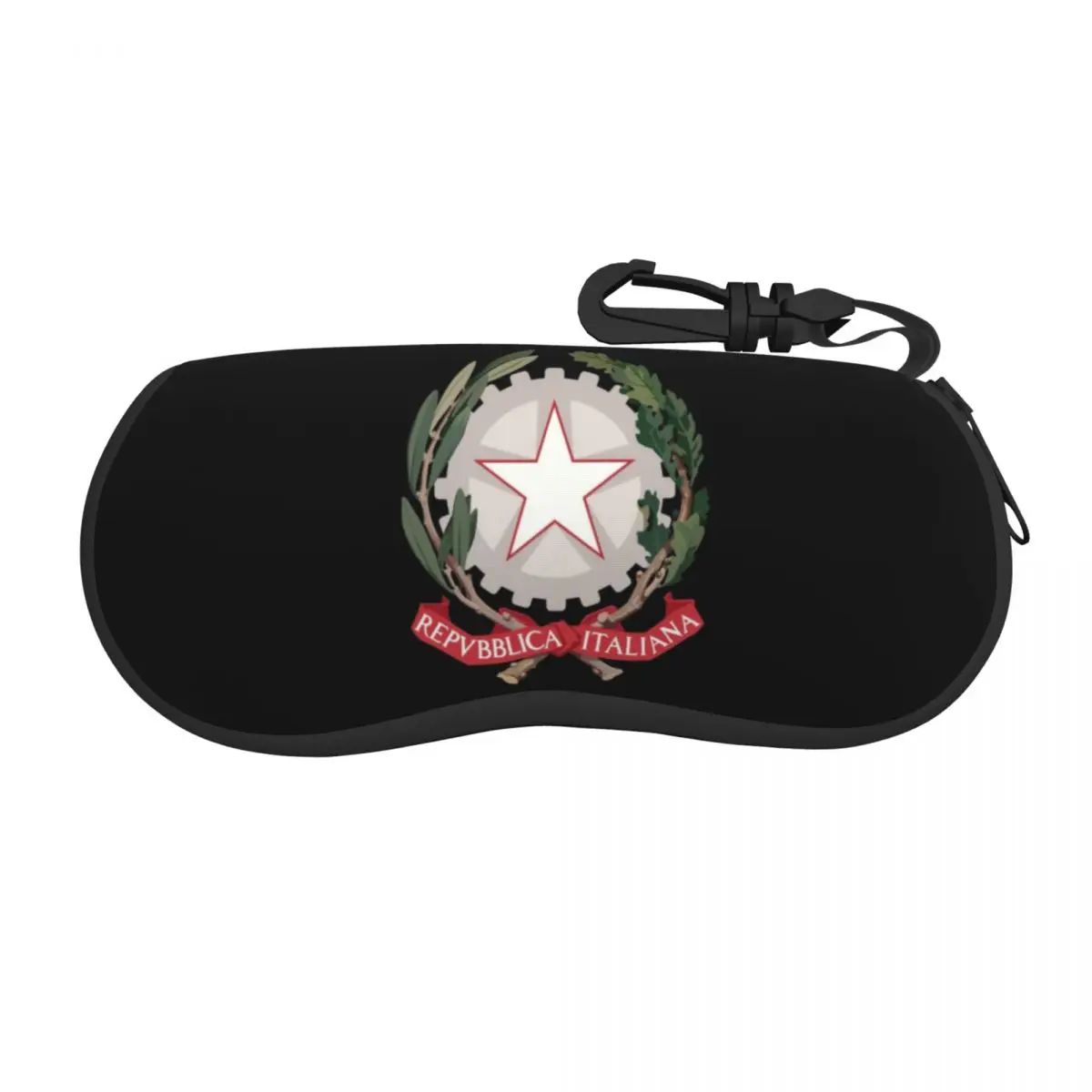 

Emblem Of Italy Eyeglass Glasses Case Women Men Soft Italian Republic Sunglasses Protective Pouch