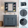 36” Bathroom Vanity with Sink, Single Sink Vanity Cabinet Set with 36” Countertop & Integrated Sinks, 2 Doors & 2 Drawers 4