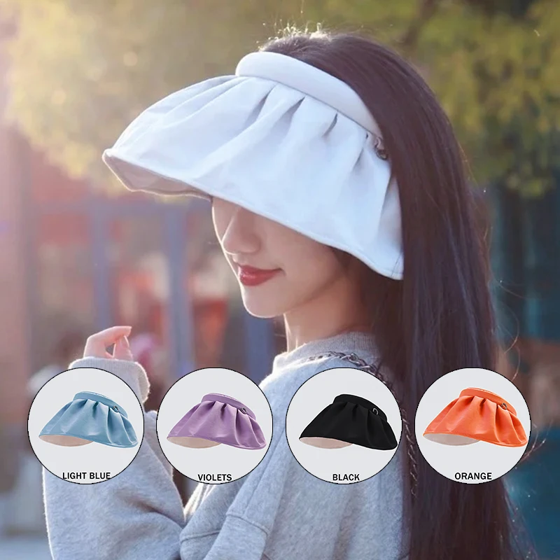 

Women's portable folding sun hat, beach hat, hair accessories, dual-use hats