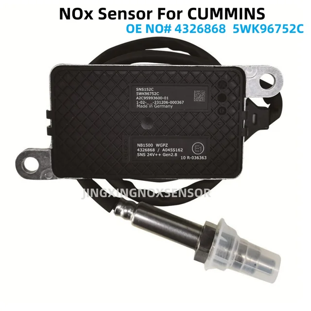 4326868 5WK96752C 4326472 Original NEW Nitrogen Oxygen NOX Sensor 24V For CUMMINS Engine Truck Car Accessories 1928760 1953530 1