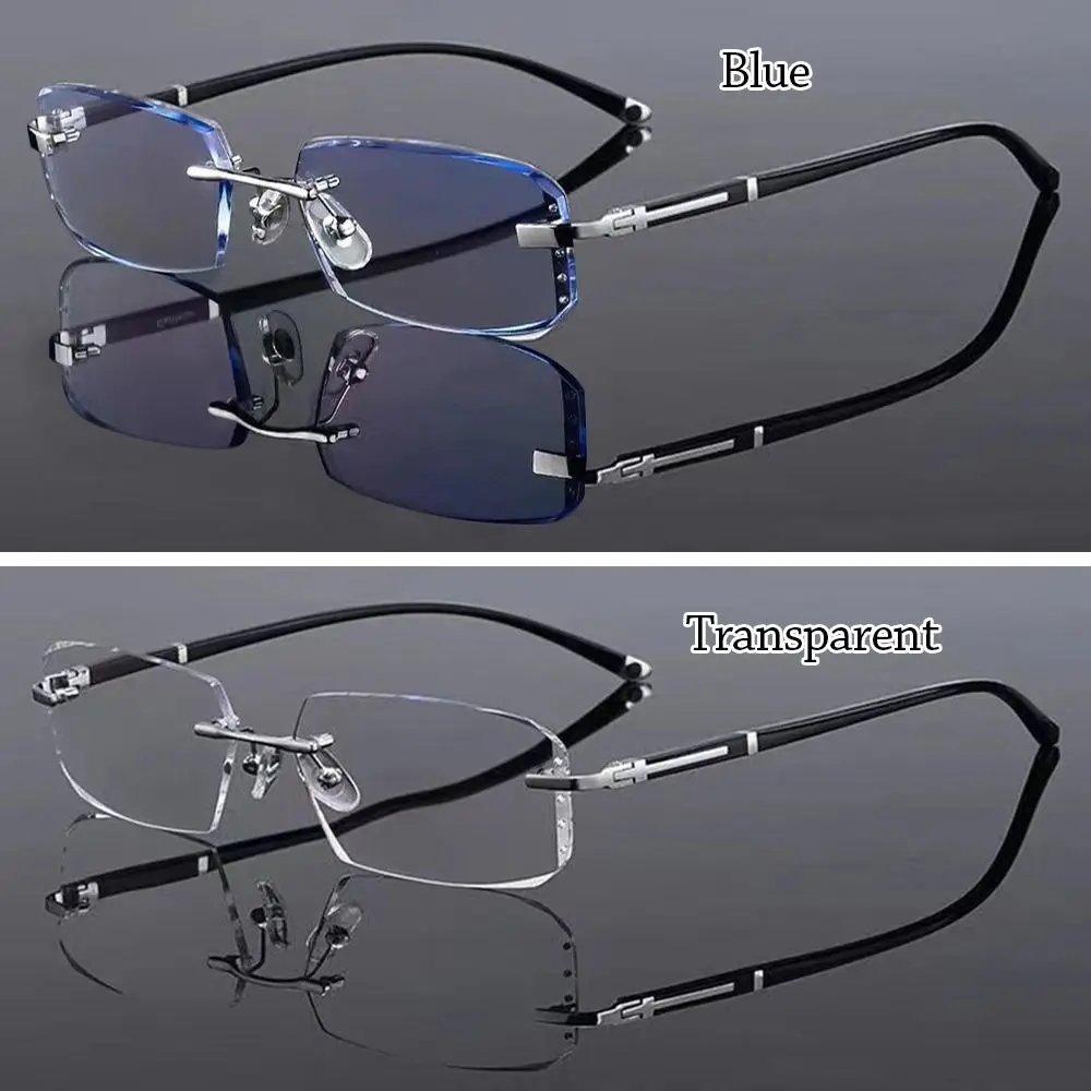 Ultralight Rimless Vintage Anti-Blue Light Reading Glasses