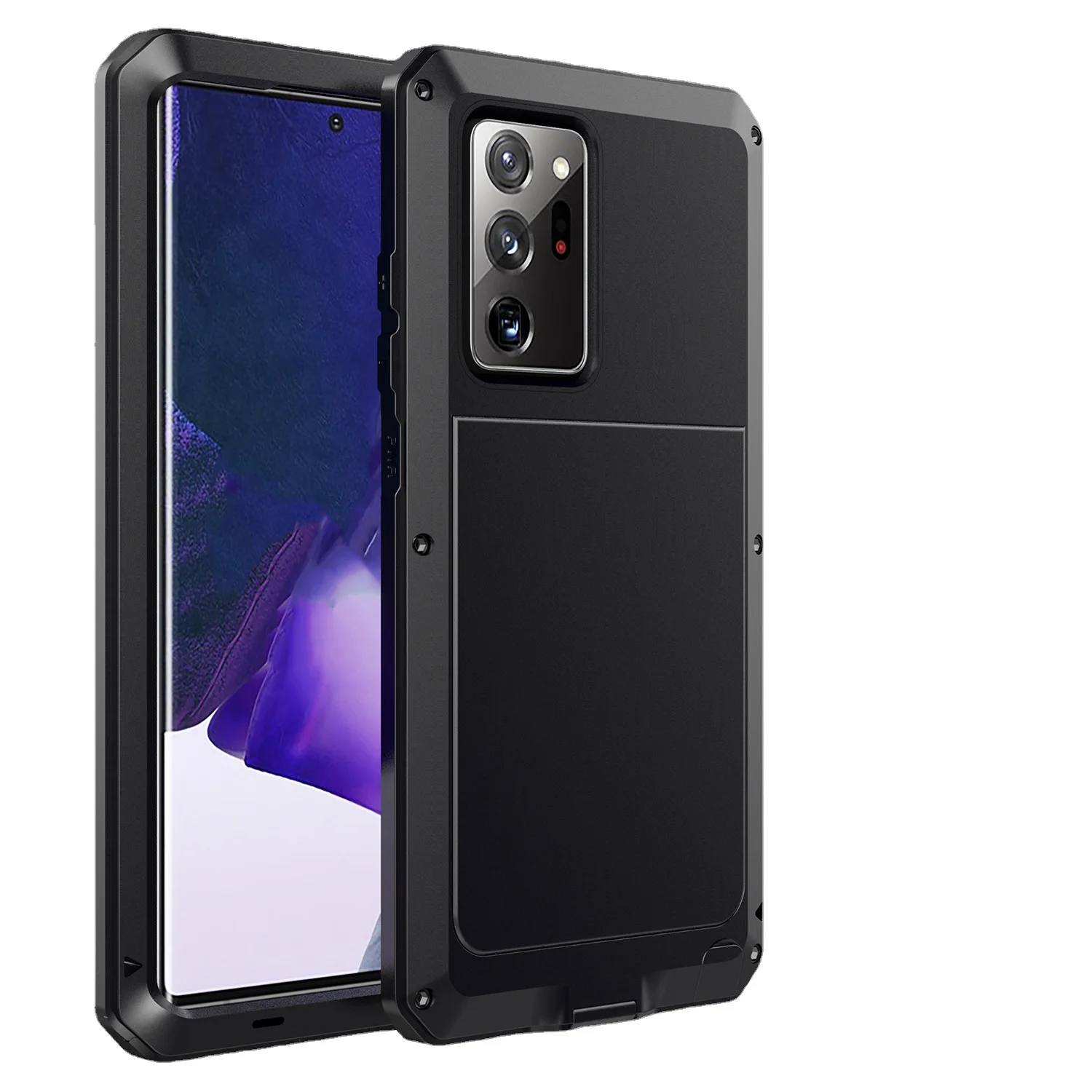 Luxury Armor Metal Full Protection Mobile Phone Cases For Samsung Galaxy Note 20 10 Note20 Plus Ultra Shockproof Cover Case