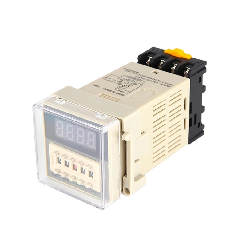 

X7YF Delay Timer DH48S-2Z AC110V 220V DC12V 24V 0.01S-99H Timing Relay Modules