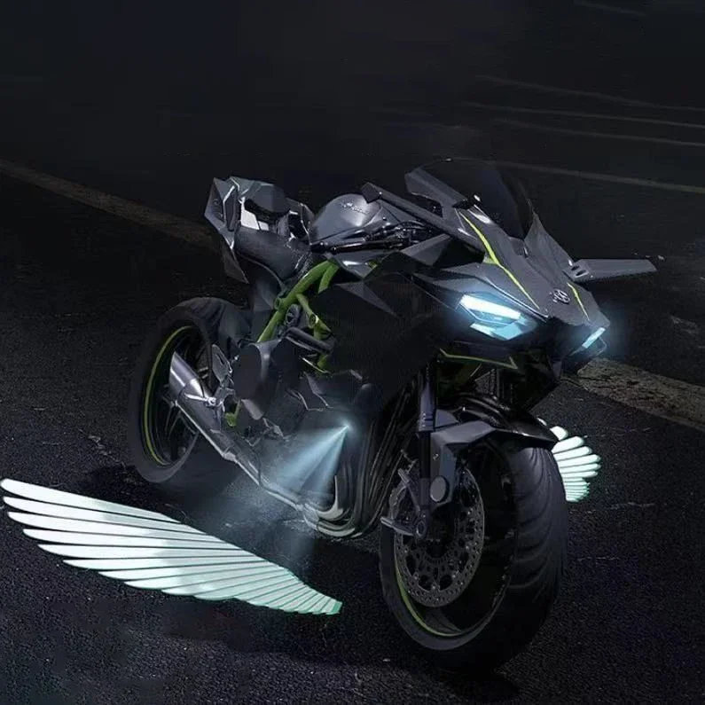 Angel Wings Light Motorcycle Scooters Viral Wings Dynamic Projection Honda Activa Yamaha Splendour Modified motorcycle led lights motorcycle accessories