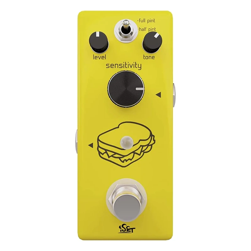 

ISET компрессор гитарная педаль сэндвич Comp для электрической гитары бас истинное байпас