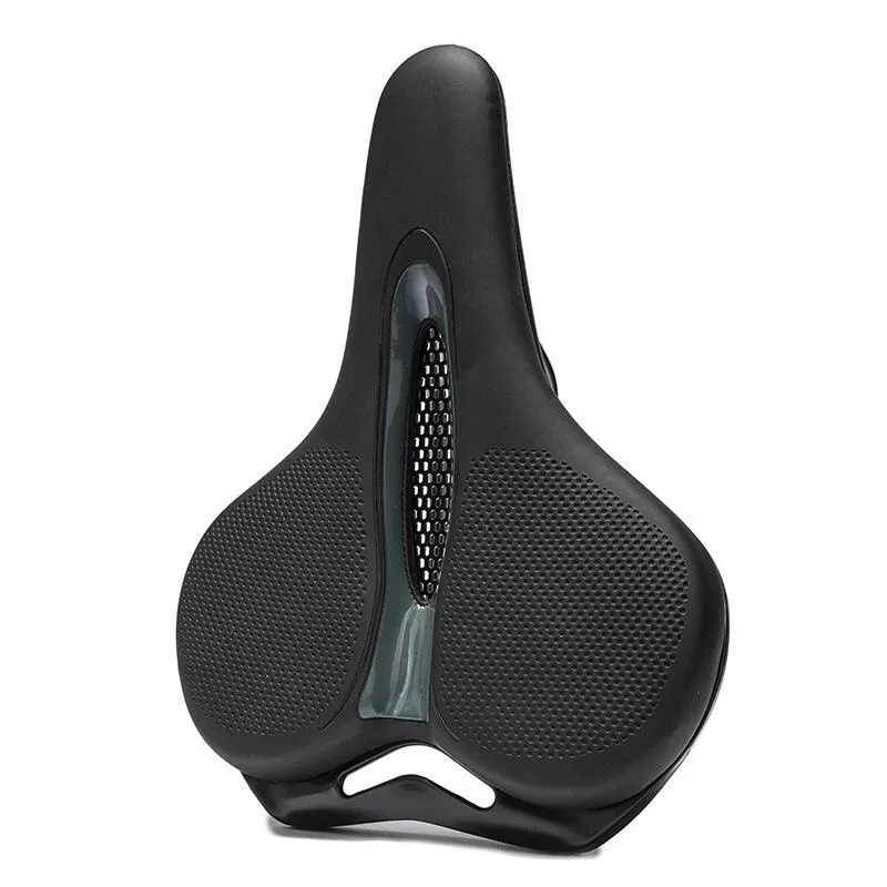 Description Picture 4 of itemMTB Bike Saddle Breathable Big Butt Cushion Leather Surface Seat Mountain Bicycle Shock Absorbing Hollow Cushion Accessories