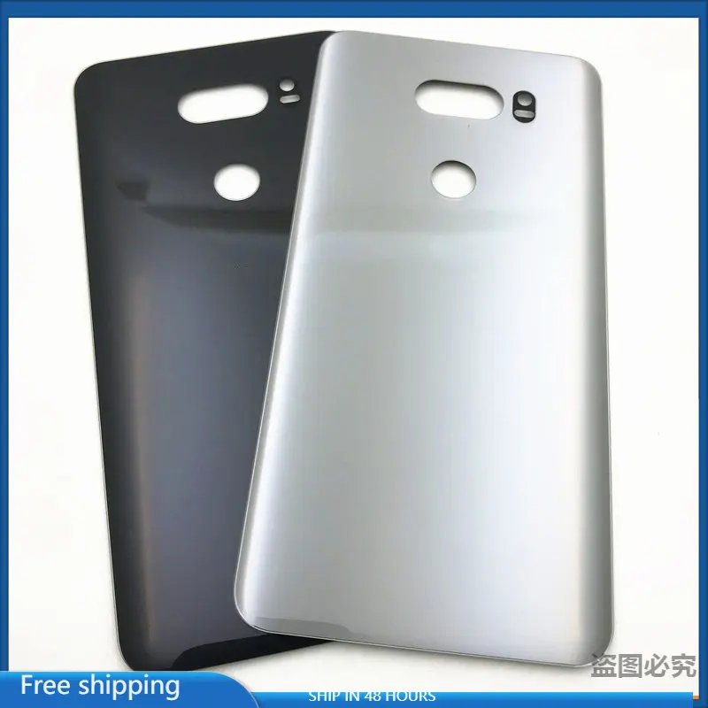 

For LG V30 Glass Back Battery Cover Door Panel Housing Case Replacement Parts For LG V30+ Battery Cover
