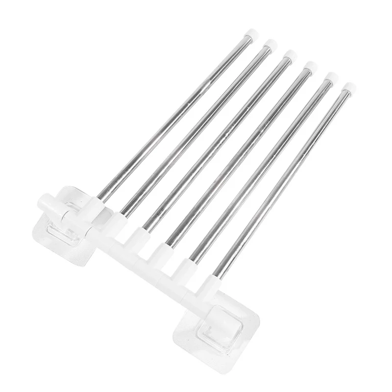 Bathroom Rotation Towel Storage Rack Punch-Free Stainless Steel Organizer Shelf Hanging Wall Shelves Suction Cup Toilet Holder 32 Bathroom Rotation Towel Storage Rack Punch-Free Stainless Steel Organizer Shelf Hanging Wall Shelves Suction Cup Toilet Holder