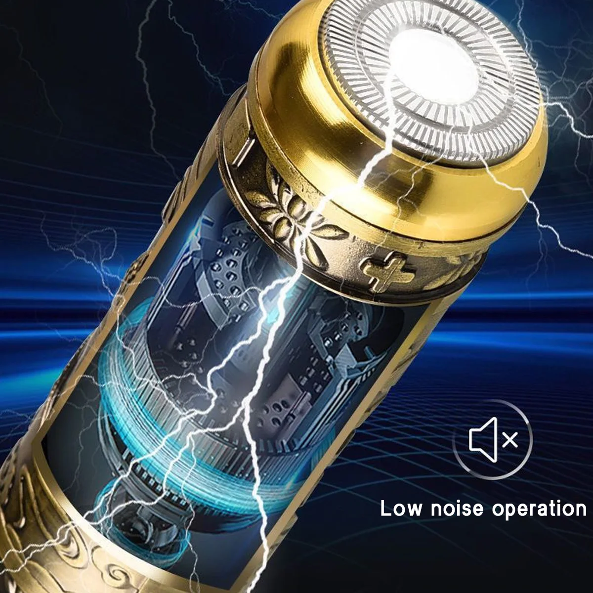 Waterproof Electric Beard Trimmer Shaver for Men