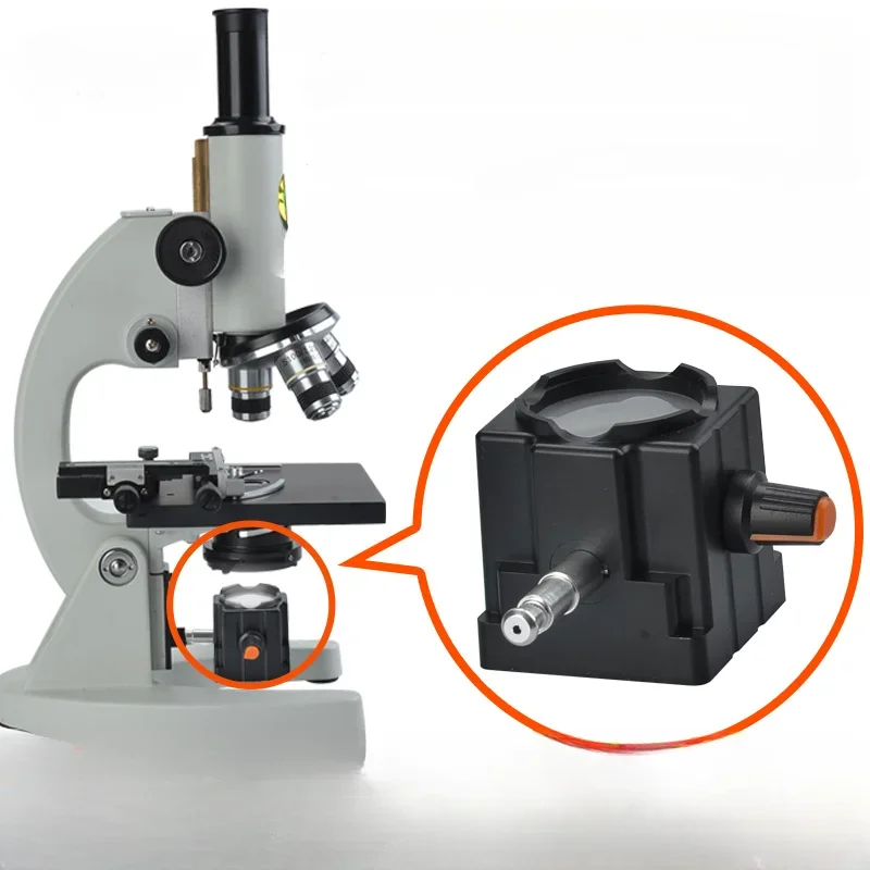 

Microscope Bottom LED Light Source Brightness Adjustable Rechargeable Spotlight