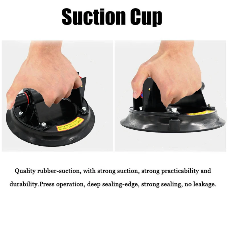 New Vacuum Suction Cup 8 Inch 200kg -250 Kg Bearing Capacity Heavy Duty Vacuum Lifter for Granite Tile Glass Manual Lifting