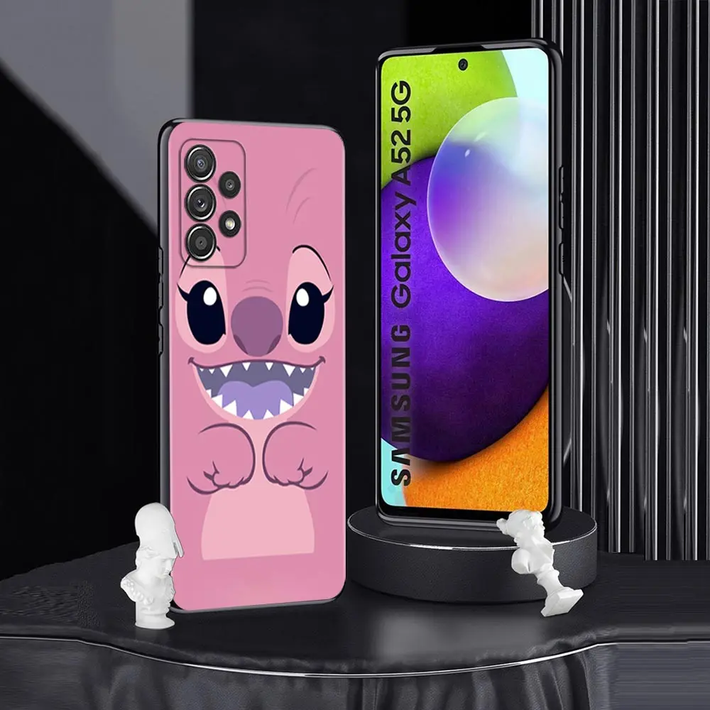 Phone Case For Samsung Galaxy A12 A52 A51 A32 A21s A71 A02s A32 A22 A72 A52s A31 A41 A03 A13 A02 Cover Pink stitch