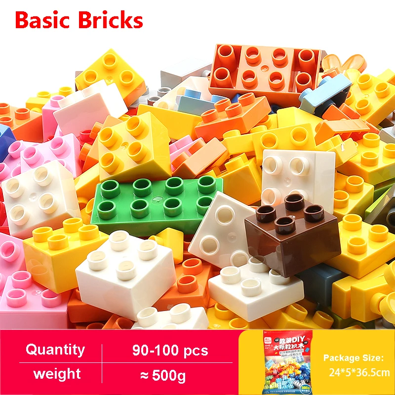 Bulk Big Particle Building Block Accessories Animal House DIY Assembled Bricks Children 3-6 Years Old Educational Toys And Gifts 2