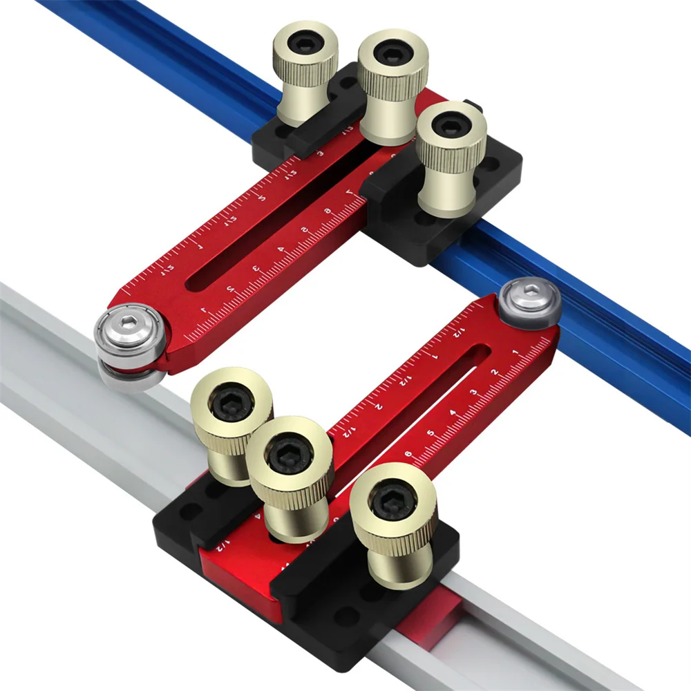 

Extended Thin Rip Jig Table Saw Inverted Roller Fast Cutting Limitter Precision Fence Guide Workbench Cutting Auxiliary Tools