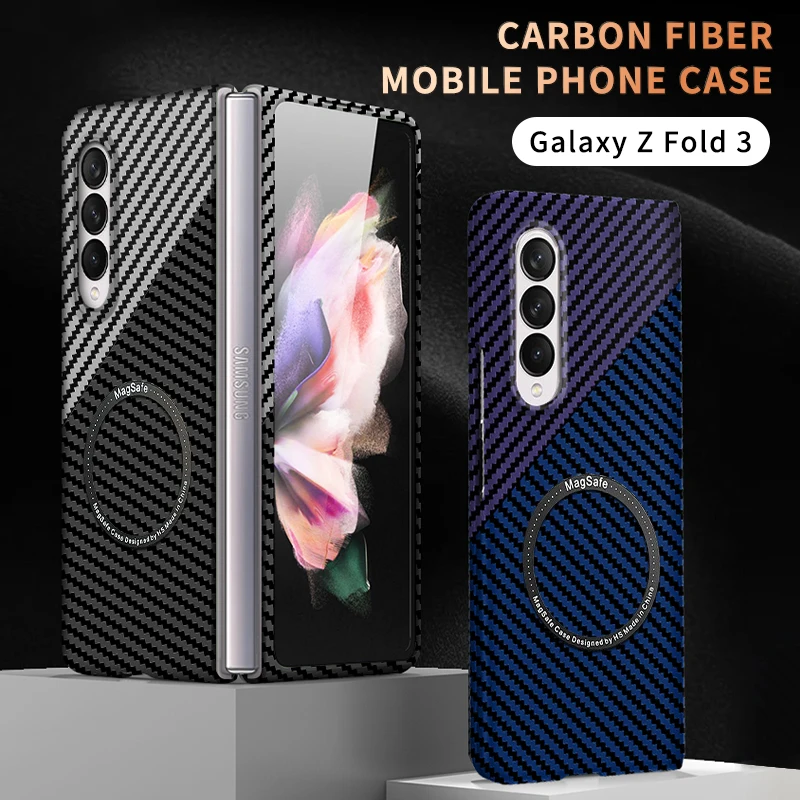

Флип-чехол из углеродного волокна для Samsung Galaxy Z FOLD 3