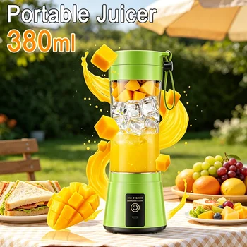 Portable Mini Blender Juice Maker USB Charging Residue Free Fresh Juice Healthy Milkshake Mini Juicer Suitable for Outdoor Use 1
