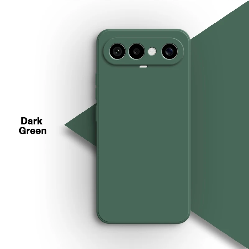 Premium Soft Silicone Phone Case with Internal Flocking and Square Design