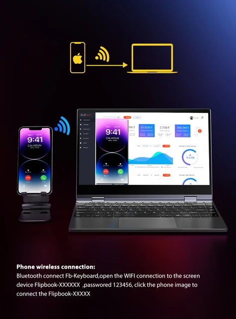 wireless lapdock monitor revolutionizes portable productivity