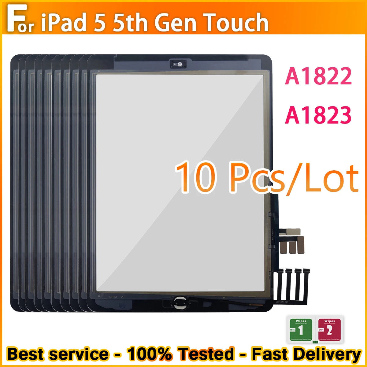 For iPad 5 2017 A1822 A1823 Touch Screen For iPad 5th Generation